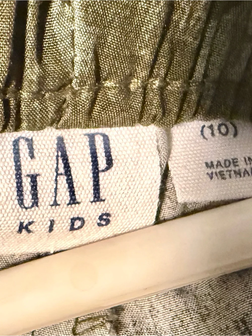 GAP Kids Olive Green Floral Cargo Jogger Pants
